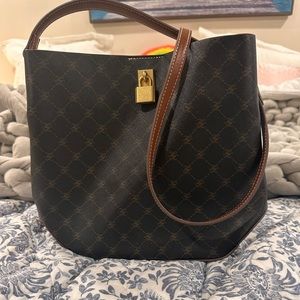 Mango shopper bag with padlock